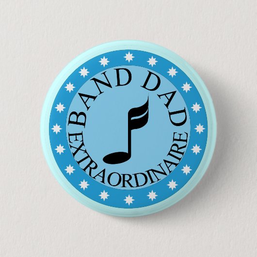 Badge Rond 5 Cm Cadeau de papa de bande (Devant)