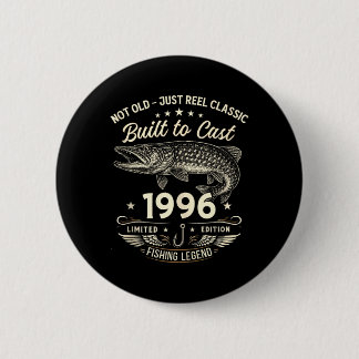 Badge Rond 5 Cm Cadeau de pêche pour homme pour 30e anniversaire O