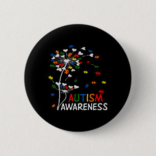 Badge Rond 5 Cm Cadeau de sensibilisation à l'autisme de pièce de