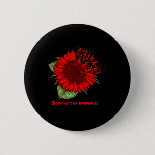 Badge Rond 5 Cm Cadeau de tournesol de sensibilisation au cancer d