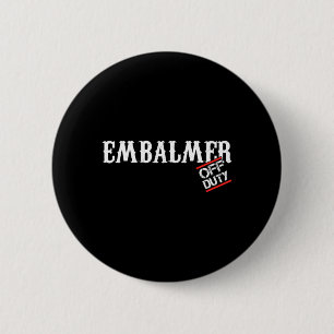 Badge Rond 5 Cm Cadeau d'Embaumeur de Corps de Lutteur de Corps de