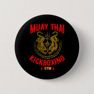 Badge Rond 5 Cm Cadeau d'entraînement au gymnase de kickboxing Mua