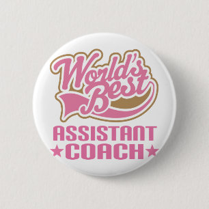 Badge Rond 5 Cm Cadeau d'entraîneur adjoint