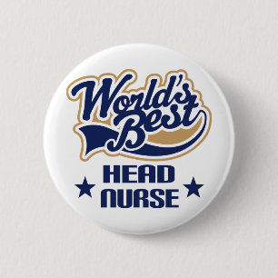Badge Rond 5 Cm Cadeau d'infirmier chef
