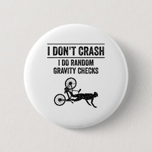 Badge Rond 5 Cm Cadeau drôle de vélo tout terrain pour homme amate