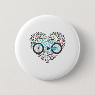 Badge Rond 5 Cm Cadeau drôle de vélo tout terrain pour hommes femm