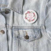 Badge Rond 5 Cm Cadeau Féministe : Quand Il Y A Neuf (En situation)