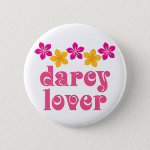 Badge Rond 5 Cm Cadeau floral d'amant de Jane Austen Darcy
