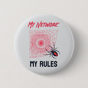 Badge Rond 5 Cm Cadeau humoristique pour l'administrateur du résea