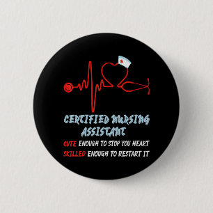 Badge Rond 5 Cm Cadeau Infirmière À Vie De L'AIIC Pour Infirmières