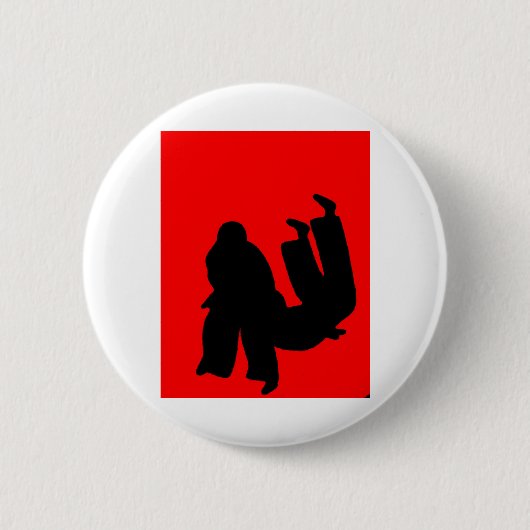 Badge Rond 5 Cm cadeau Judo (Devant)