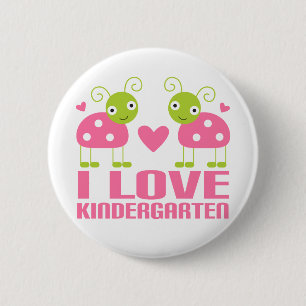 Badge Rond 5 Cm Cadeau mignon de coccinelle de jardin d'enfants