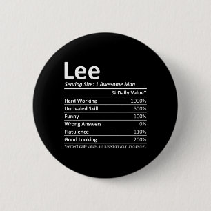 Badge Rond 5 Cm Cadeau personnalisé de nom d'anniversaire drôle de