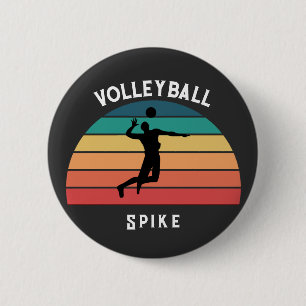 Badge Rond 5 Cm Cadeau personnalisé de volley-ball pour garçons et
