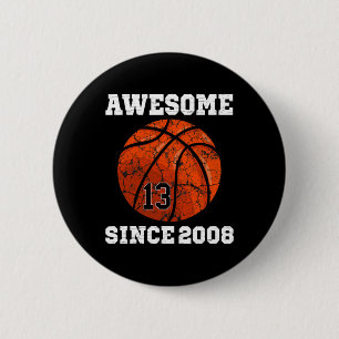 Badge Rond 5 Cm Cadeau pour l'anniversaire des 13 ans d'un amateur
