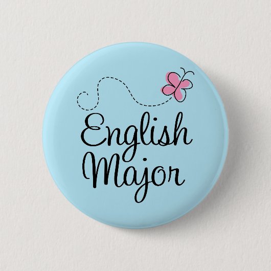 Badge Rond 5 Cm Cadeau principal anglais mignon (Devant)