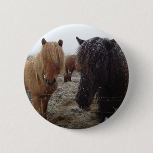 Badge Rond 5 Cm Cadeaux Cheval et Rider, Personnalisé