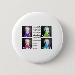 Badge Rond 5 Cm Cadeaux d'amants de Mozart