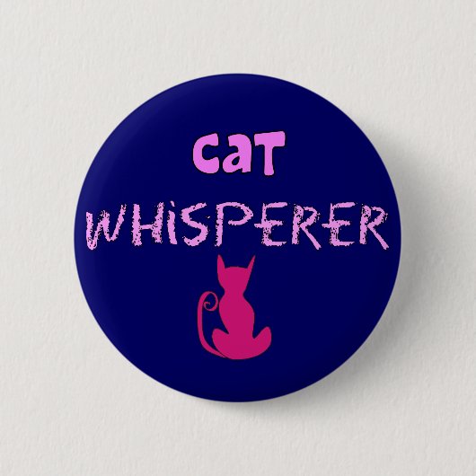 Badge Rond 5 Cm Cadeaux d'amoureux des chats "de Whisperer de (Devant)