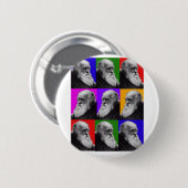Badge Rond 5 Cm Cadeaux d'art de bruit de Charles Darwin pour tous (Devant & derrière)