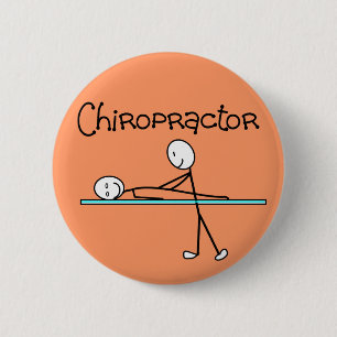 Badge Rond 5 Cm Cadeaux de chiroprakteur