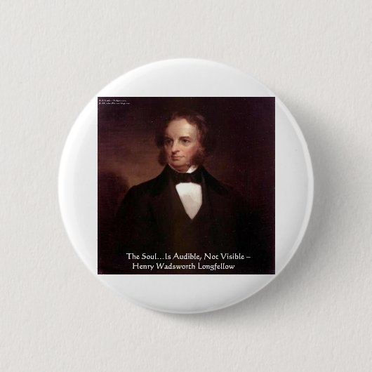 Badge Rond 5 Cm Cadeaux de citations de sagesse de HD Longfellow " (Devant)