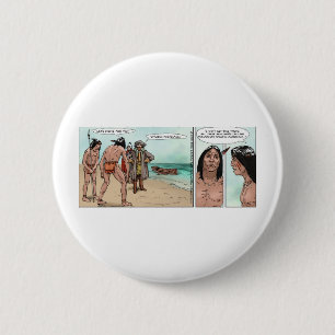 Badge Rond 5 Cm Cadeaux de dessins animés décalés des premiers col
