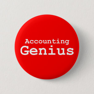 Badge Rond 5 Cm Cadeaux de génie comptable