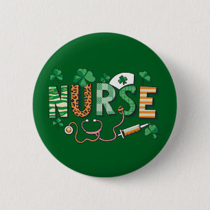 Badge Rond 5 Cm Cadeaux de la journée de la vie d'infirmière Saint