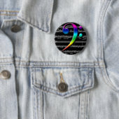 Badge Rond 5 Cm Cadeaux de musique (En situation)