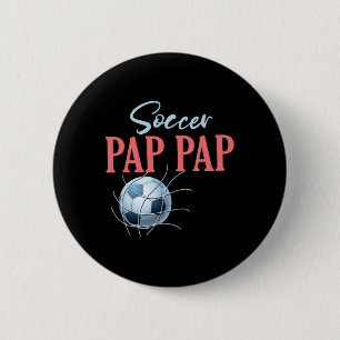 Badge Rond 5 Cm Cadeaux de Pap Pap de football pour la fête des pè