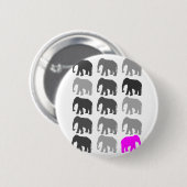 Badge Rond 5 Cm Cadeaux de PopArt d'éléphant (Devant & derrière)