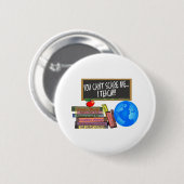 Badge Rond 5 Cm Cadeaux de professeur (Devant & derrière)