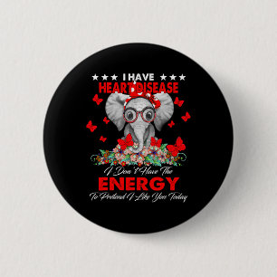 Badge Rond 5 Cm Cadeaux de sensibilisation à la maladie cardiaque