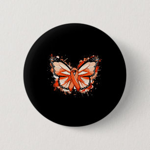 Badge Rond 5 Cm Cadeaux de sensibilisation Beurre de ruban orange