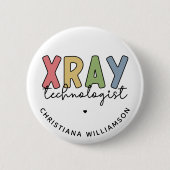 Badge Rond 5 Cm Cadeaux de technologie X-ray (Devant)