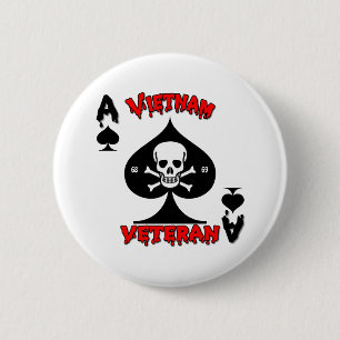 Badge Rond 5 Cm Cadeaux de vétéran du Vietnam 68-69