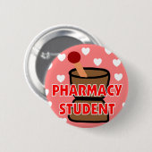 Badge Rond 5 Cm Cadeaux "d'ÉTUDIANT de PHARMACIE" (Devant & derrière)