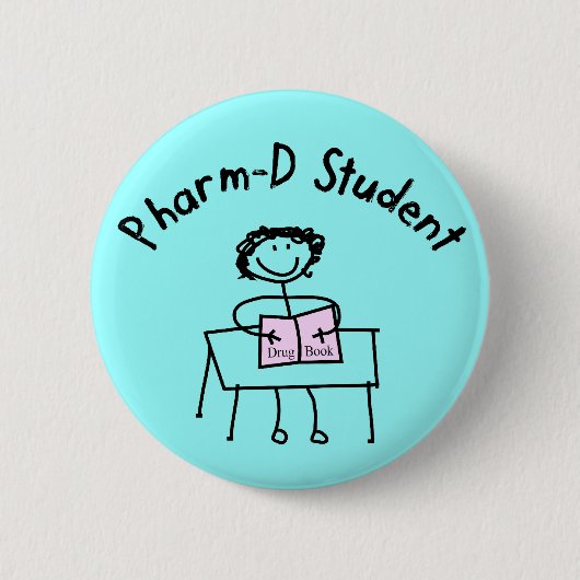 Badge Rond 5 Cm Cadeaux d'étudiant de pharmacie de PharmD (Devant)