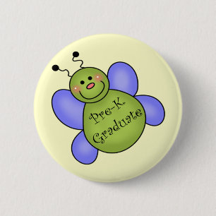 Badge Rond 5 Cm Cadeaux d'obtention du diplôme de Pre-K
