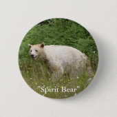 Badge Rond 5 Cm Cadeaux d'ours d'esprit (Devant)