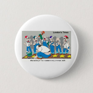 Badge Rond 5 Cm Cadeaux drôles de plombier Hall of Fame T-shirts C