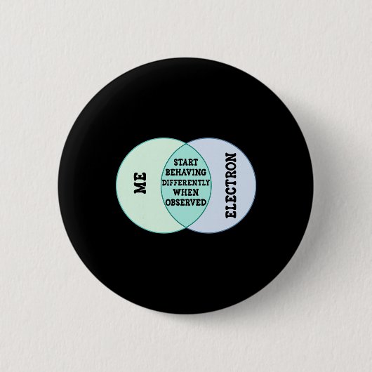 Badge Rond 5 Cm Cadeaux drôles de professeur de sciences et d'enfa (Devant)