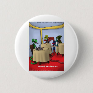 Badge Rond 5 Cm Cadeaux drôles de Snake Dineries T-shirts Cartes e