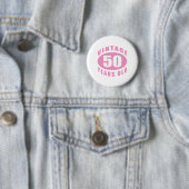 Badge Rond 5 Cm Cadeaux du 50e anniversaire pour elle (En situation)