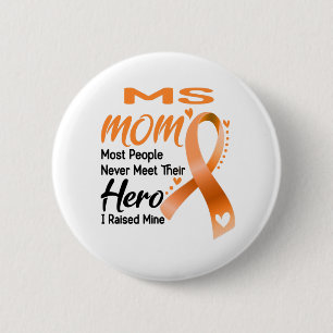 Badge Rond 5 Cm Cadeaux du ruban du Mois de la sensibilisation à