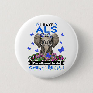 Badge Rond 5 Cm Cadeaux du ruban du Mois de sensibilisation à la