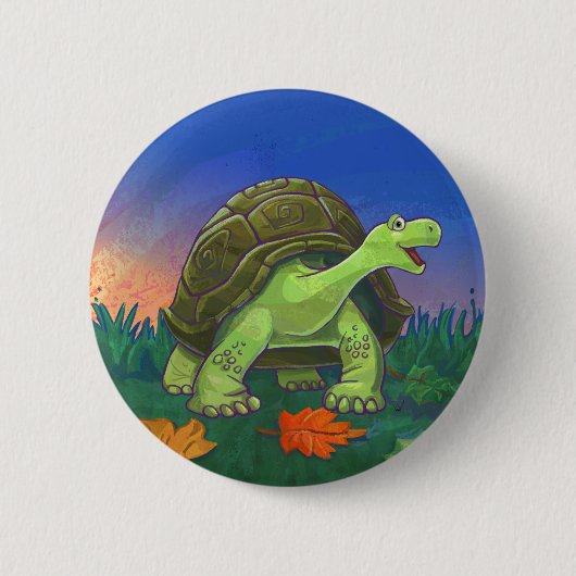 Badge Rond 5 Cm Cadeaux et accessoires de tortue (Devant)
