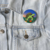 Badge Rond 5 Cm Cadeaux et accessoires de tortue (En situation)