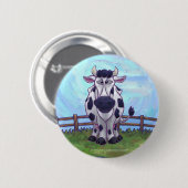 Badge Rond 5 Cm Cadeaux et accessoires de vache (Devant & derrière)